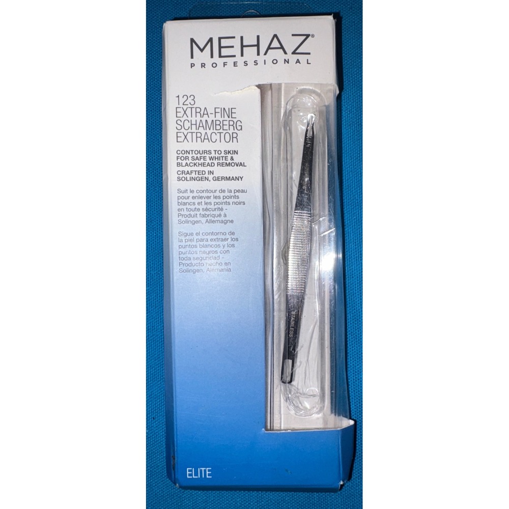 NEW Mehaz Professional Extra Fine Schamberg Double Loop Blackhead Extractor‎
